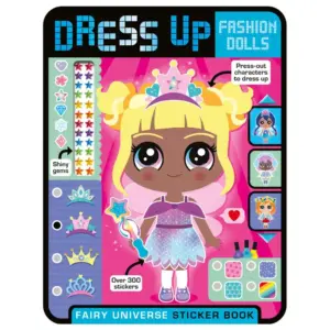 Dress Up Fashion Dolls Fairy Sticker Activity Book