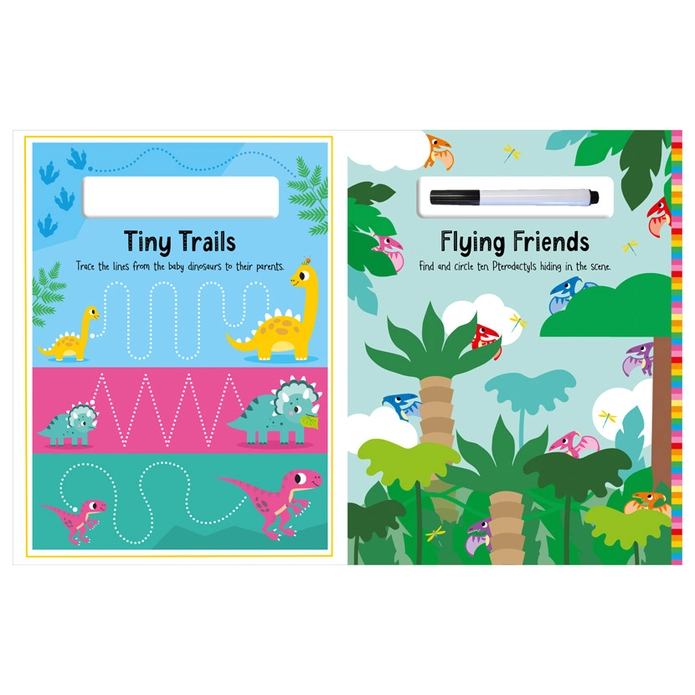Dino Land Wipe-Clean Activity Book - Image 2