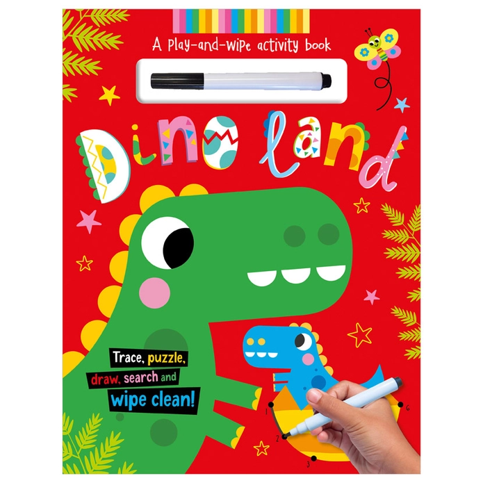 Dino Land Wipe-Clean Activity Book