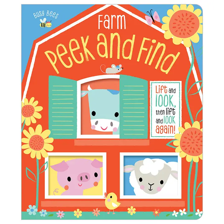 Peek and Find Farm Board Book