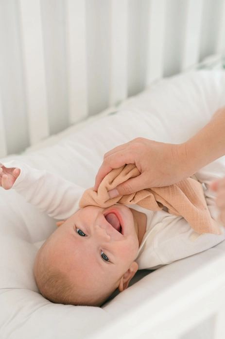 Crane Baby Parker Floral 5-pc. Muslin Wash Cloth Set - Image 2