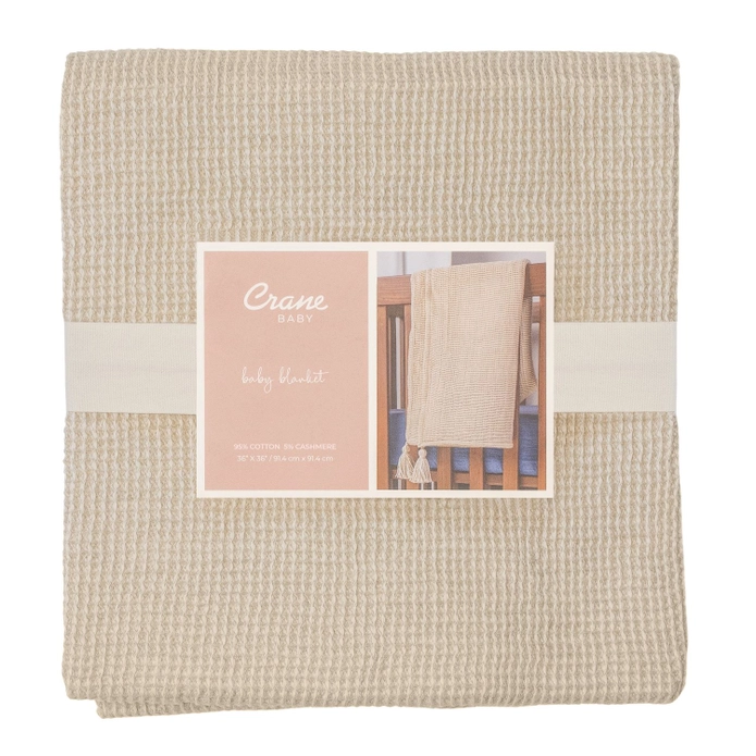 Crane Baby Hazelwood Luxe Blanket With Tassel - Image 2