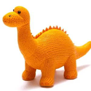 Rubber Diplodocus Dinosaur Teether / Bath Toy