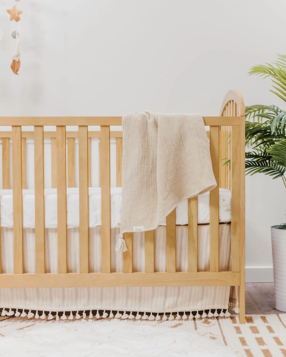 Crane Baby Hazelwood Luxe Blanket With Tassel - Image 3