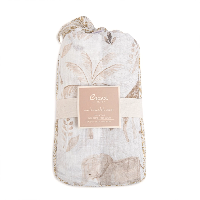 Crane Baby Kendi 2-Pc. Swaddle Wraps - Image 3